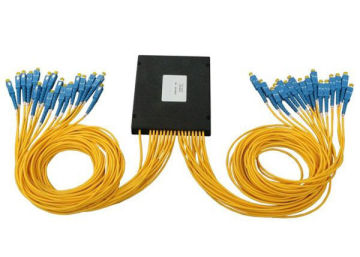 Rack Mount Singlemode 1 X 32 Optical Plc Splitter Module Type For Network G657a