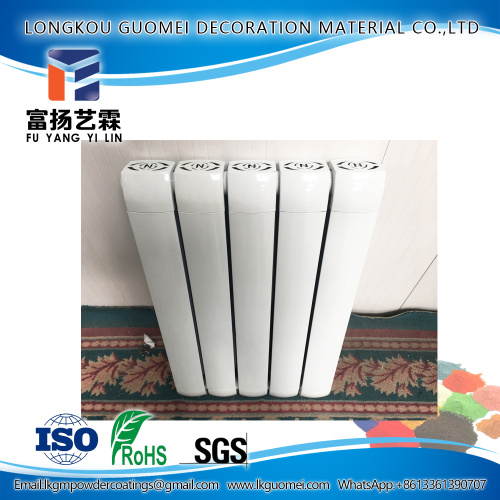 China White Semi Gloss Fluorocarbon Powder Coating Factory