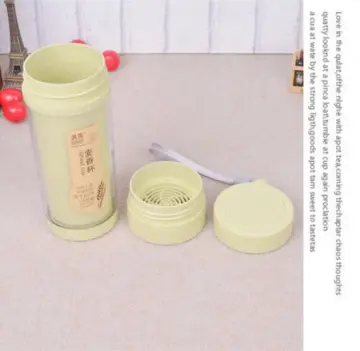 Fashion Double Layer Plastic Water Cup