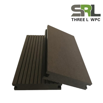 SRL-DEK Terraza compuesta sólida impermeable de 100x25 mm