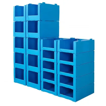 Correx Plastic Clothing Storage Bins & Stackable Warehouse Boxes