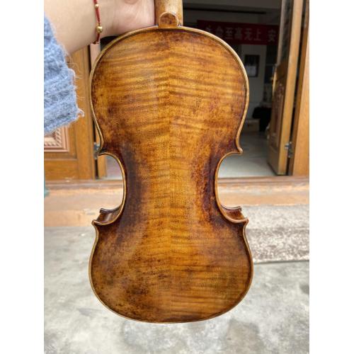 Professioneller Hot Sale Custom handgefertigte massive Flamme Violine