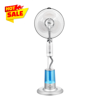 16 Inch Electric Oscillating Cooling Fan with Mist Spray, Timer, and Remote Control