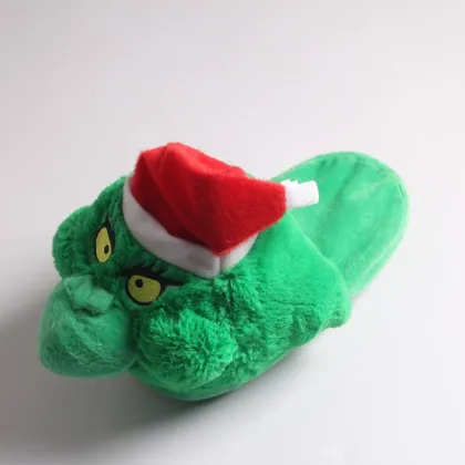 Green giant animal slippers
