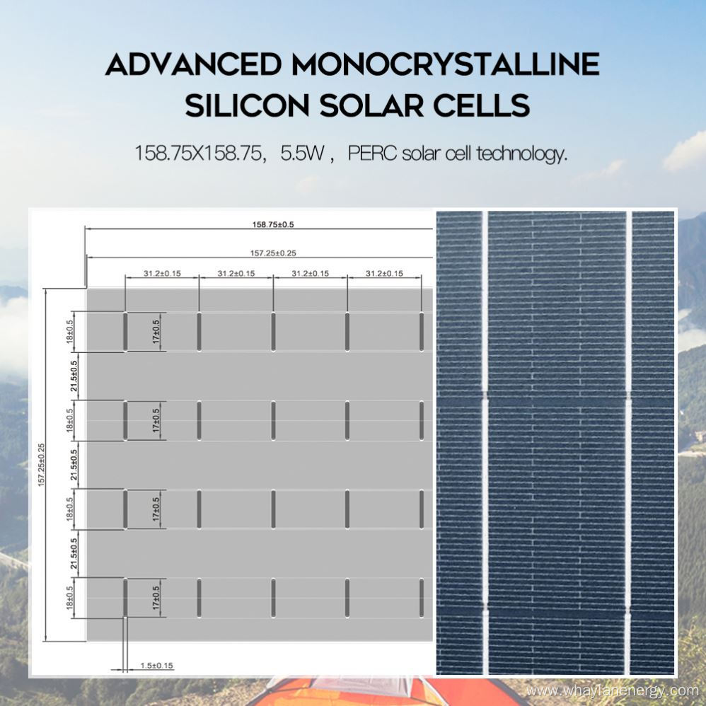 Portable Foldable Solar Panel With Mono Battery Modul