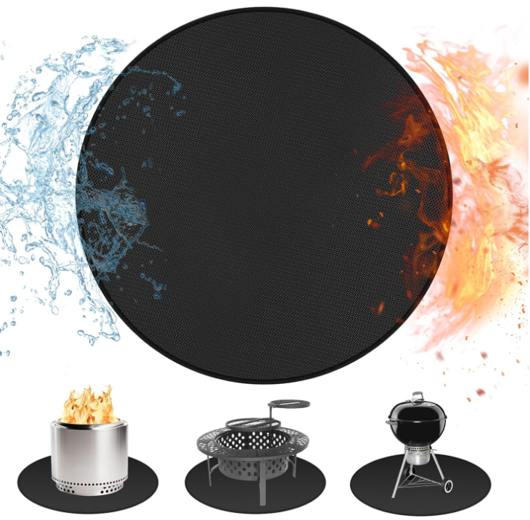 100% Fire retardant Under Grill Mat for Grill