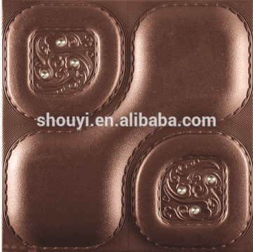 SUOYA 1068 Pu Leather 3d wallpaper for KTV decoration