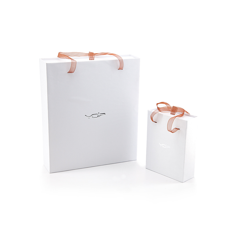 jewelry gift box with ribbon handle