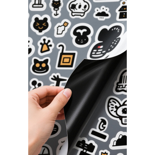 Black vinyl car sticker car custom