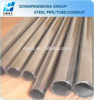 Cold rolled bright round steel Pipe made in China market mill factory