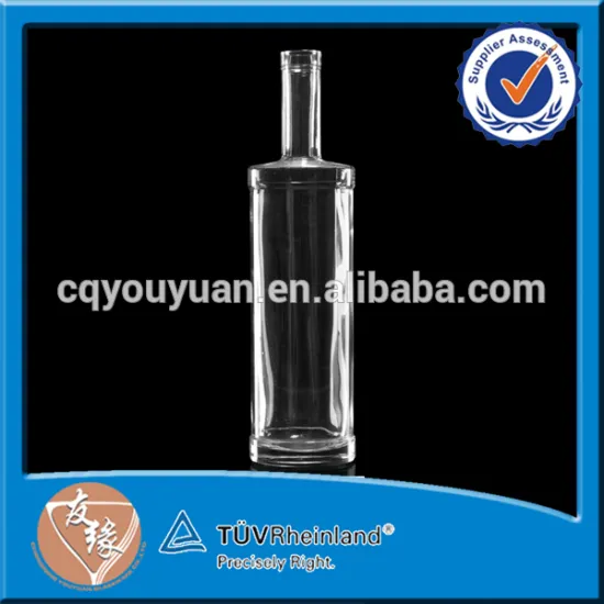 Round Cork Top Glass Bottle 1000 ML Wholesale Bottle of Vodka Price