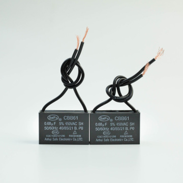 CBB61 Fan Capacitor 0.68uf 220VAC-680VAC