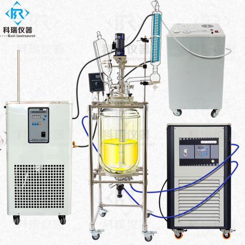 5l 10l 20l 30l Glass Reactor Chemical Batch Agitation Tank Reactor Prices