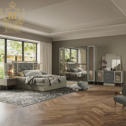 Hot Sales: Hotel Home Bedroom Furniture Bedroom Sets with King Size Bed