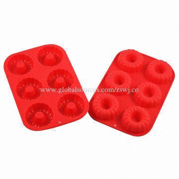 Big doughnut silicone cake mold