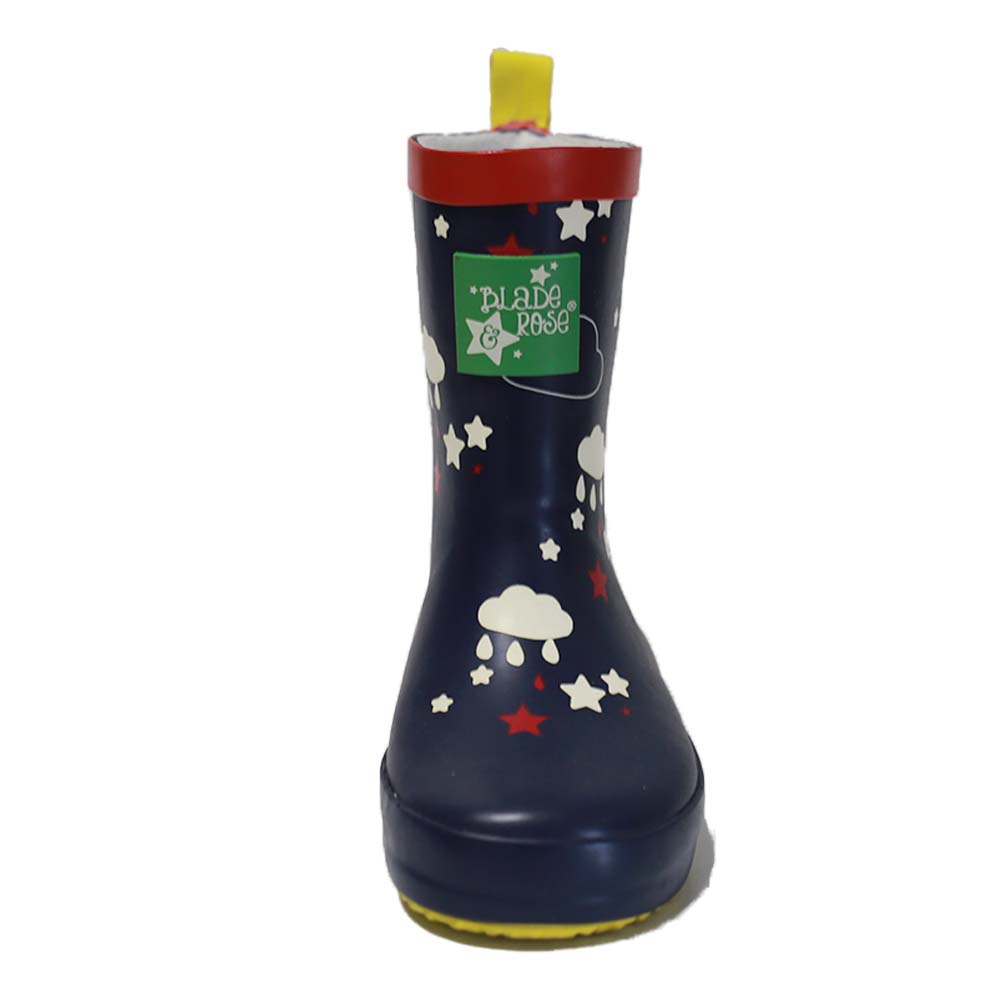 Unisex-Child Waterproof Printed Rain Boot