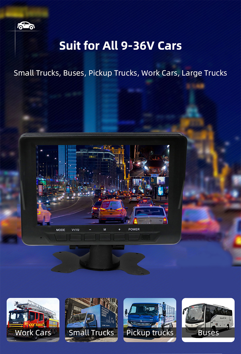 7inch car monitor 