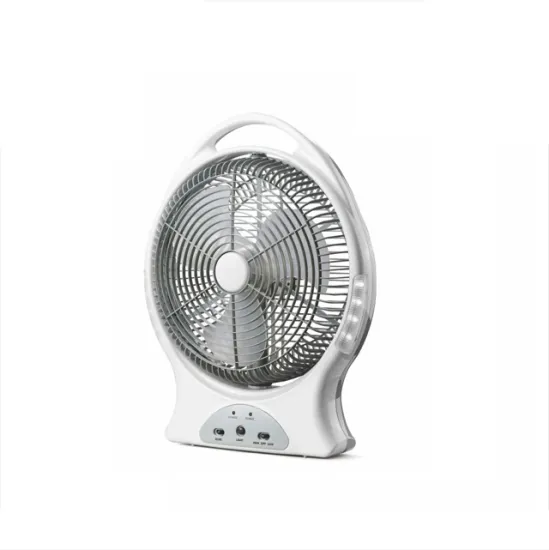 Rechargeable Solar 12 Inch Oscillating Battery Operated Camping Table Fan