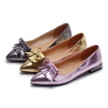良質の紫色の安価なフラットな女性の靴