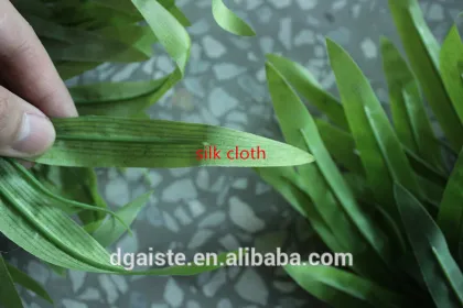 man made bamboo leaf branches artificial rubberized silk cloth decoration bamboo leaf