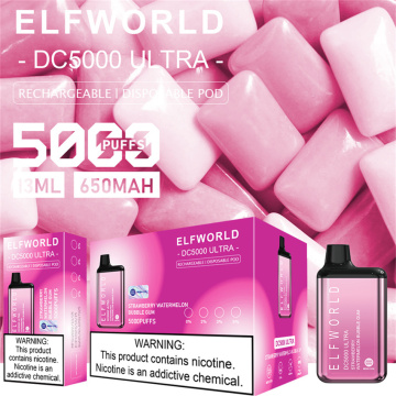 5000 Puffs Disposable E Cigarette Vaporizer Pen