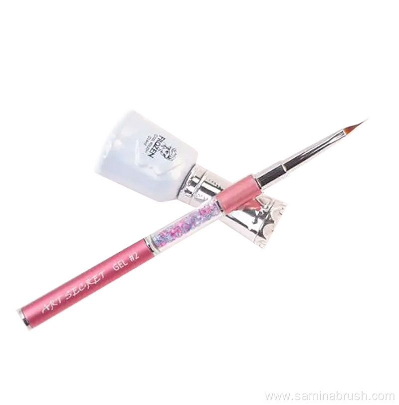 Soft manicure nail brush