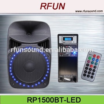 15 inch LED Bluetooth dj speaker