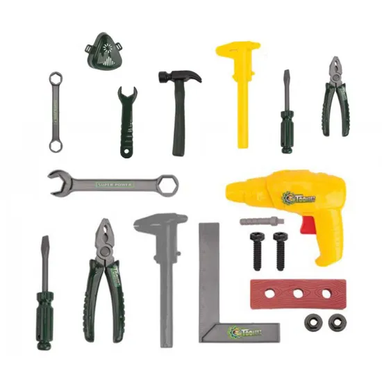 13-Piece EPT Dollar Toys Workshop Construction Box: The Ultimate Kids Tool Set