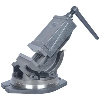 4-6 Inch Drill Press Vise for Milling Machine - Tilting Guide Rod Bench Vise