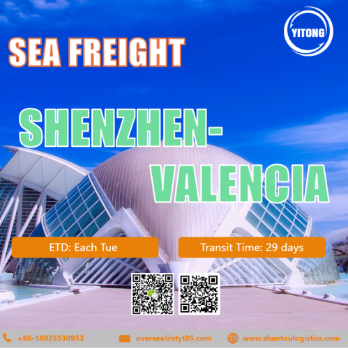 Freight International Sea desde Shenzhen hasta Valencia España