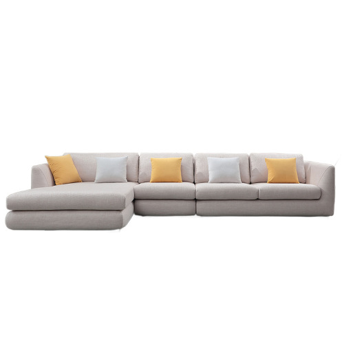 Set Sofa Linen Moden untuk Ruang Tamu Kecil