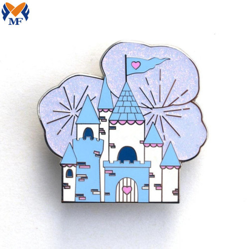 Pin Enamel Tersuai Logam Hadiah Lucu Dengan Kilauan