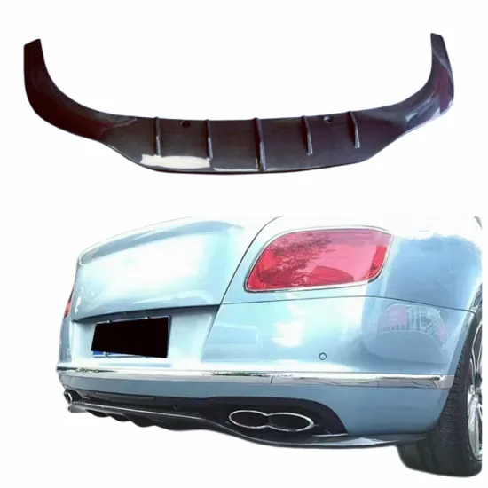 Used for the 12-16 Bentley Continental GT modified carbon fiber rear diffuser body kit front bumper edge side skirts