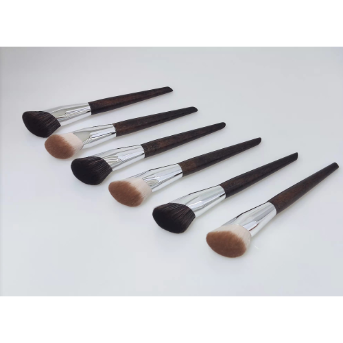 Karšta parduodama 2 vnt Makeup Brush Tools Cosmetics Brush Minkšti plaukai Priimkite originalų OEM logotipą nemokamai