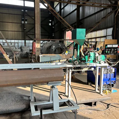 Semi-automatic lamp pole welding equipment