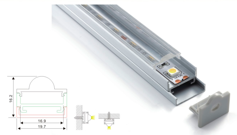 Aluminum High Output Linear Light