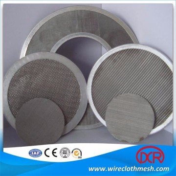 filter material extruder screen/filter disc