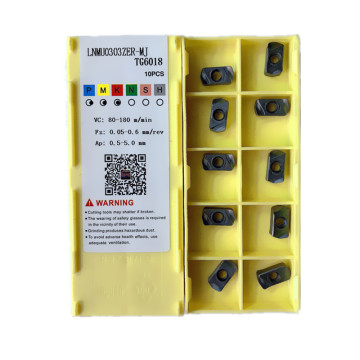 IRONROOT LNMU0303 Carbide Inserts for Steel, Stainless Steel, and Cast Iron