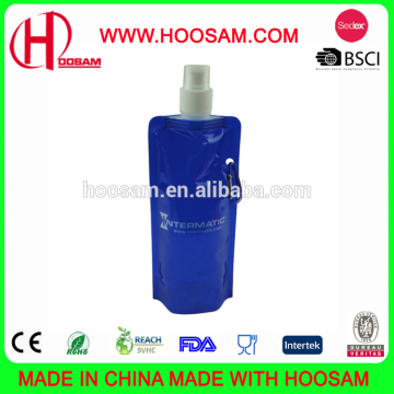 BPA-free Foldable Bottle, 100% Eco-friendly, PET+PA+PE
