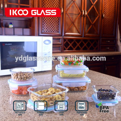 ikoo high borosilicate glass food container