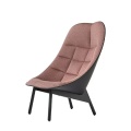 Fiberglasram liggande stol inuti med högdensitet kudde svamp baserat på massivt träskydd med tyg eller pu läder