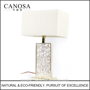Canosa ECO-friendly white mother of pearl table lamps