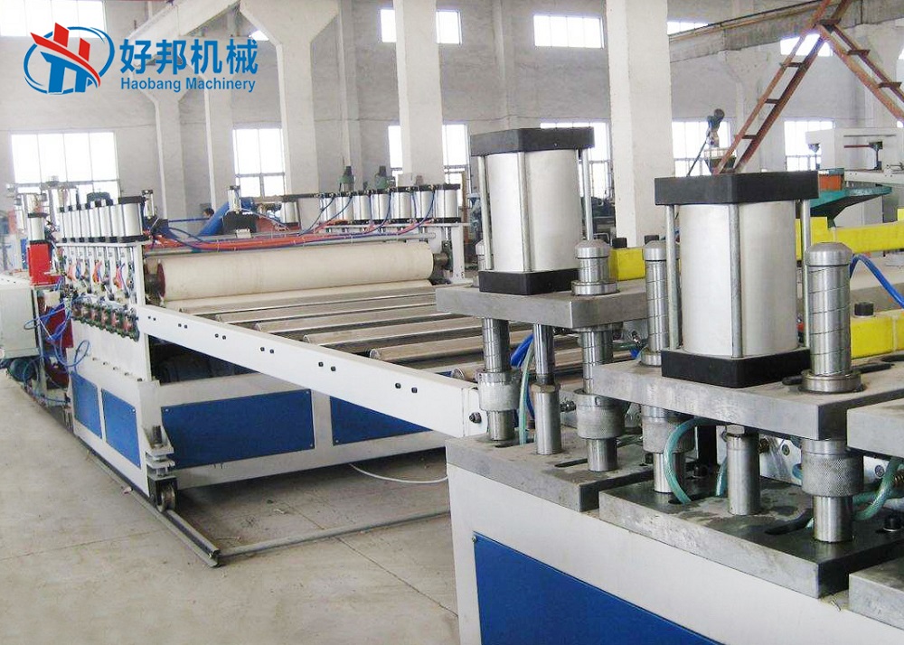 PVC Co-extruded Colored Foam Sheet Machine Line