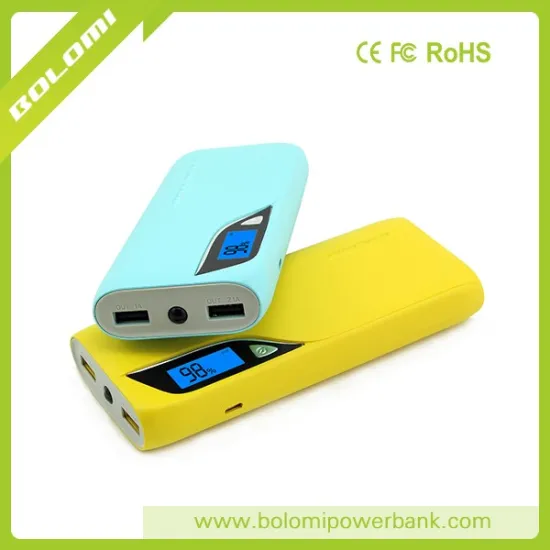 Portable Phone charger,external flashlight mobile powerbank and dual usb output 11000mah lithium battery Phone Charging station