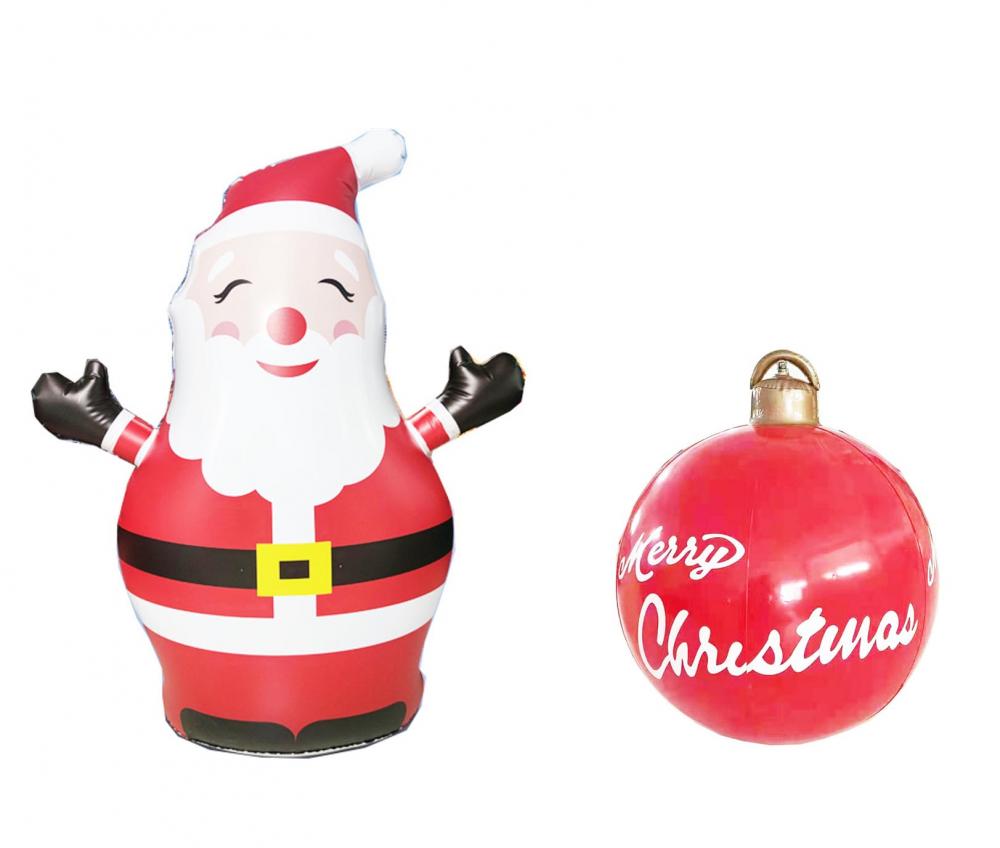 inflatable PVC Santa for Christmas decoration