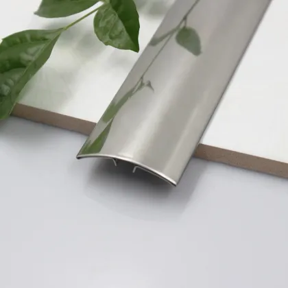 Modern Metal Stainless Steel Tile Trim Transition Strips for Flooring