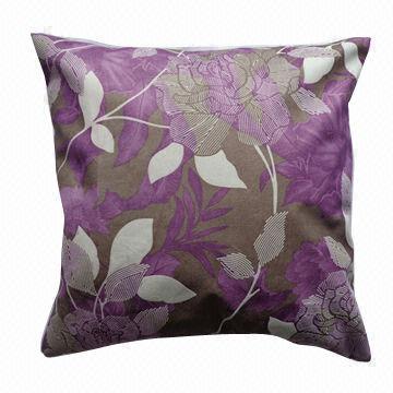 Decorative Microsoft Printed Embossed Floral Pillow Case