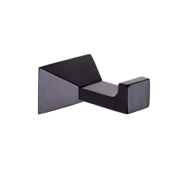 Black Bathroom Accessories Sets: Wall Hangers and Towel Racks