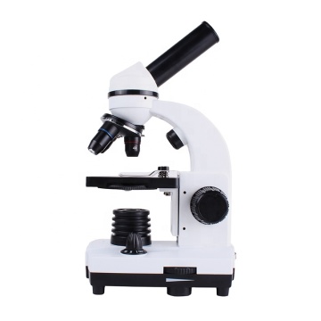 45 Degree Tilting Rotatable Monocular Microscope with LED Illumination for School Lab