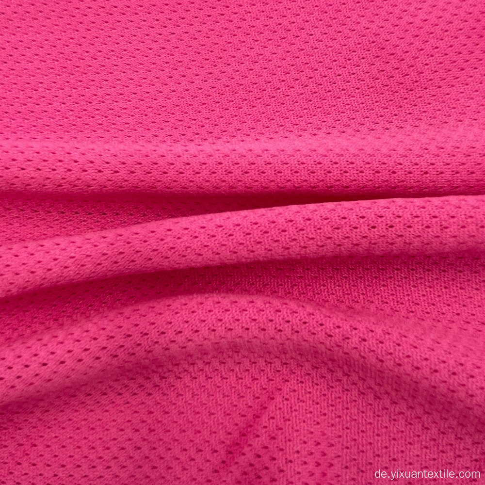 Sportanzug verwenden elastisches Polyester -Mesh -Tuch